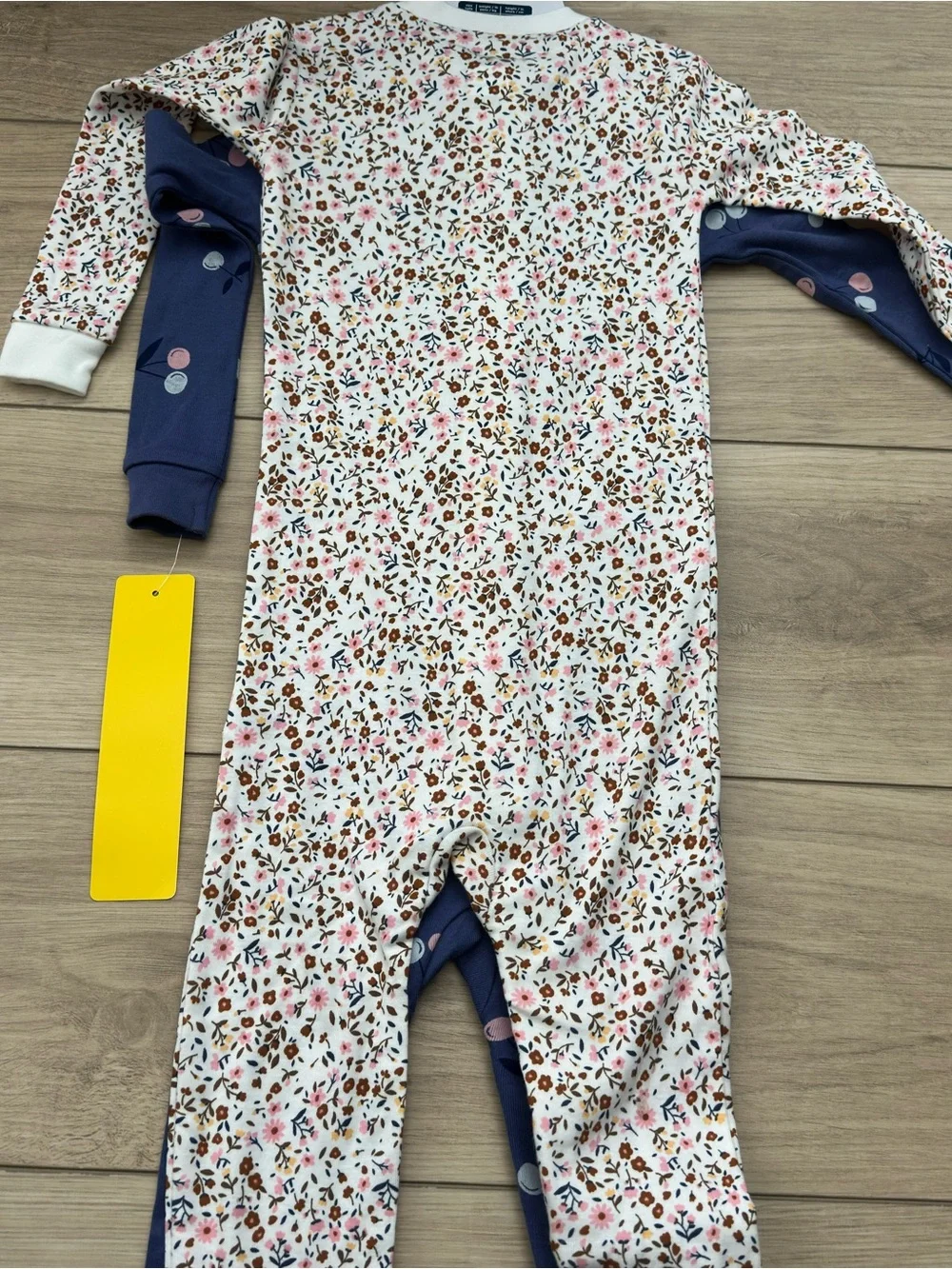 Pekkle NWT 2-pieces set Zip-Front Sleepers 100% Organic Cotton - Size 24M